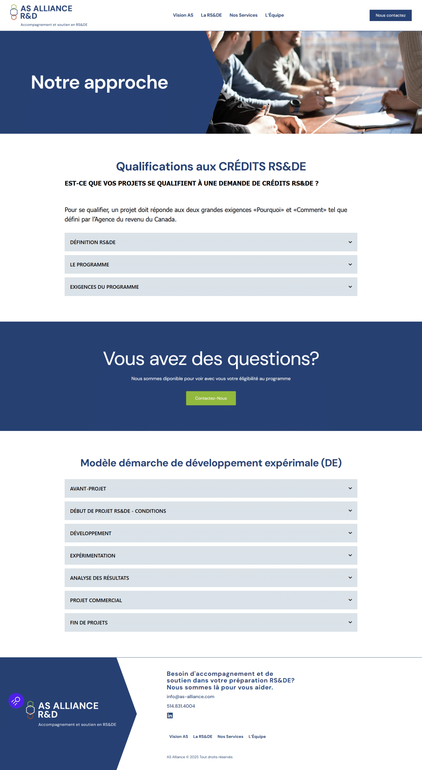 AS Alliance R&D — Capture d'écran 2