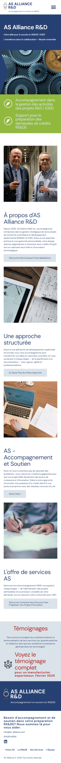AS Alliance R&D — Capture d'écran 3