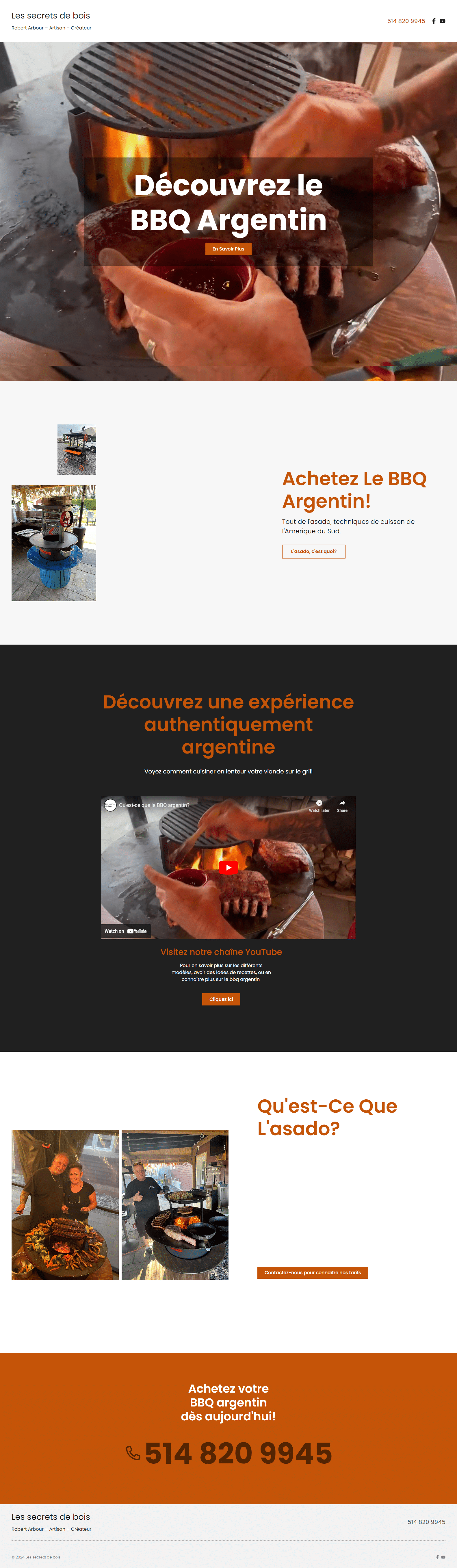 BBQ Argentin avec Les secrets de bois — Capture d'écran 1