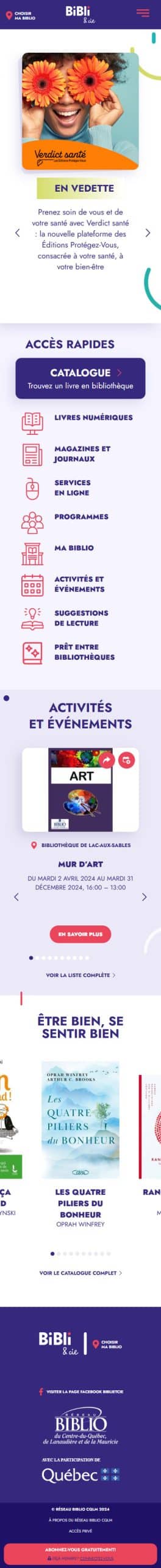 Bibli & Cie — Capture d'écran 3
