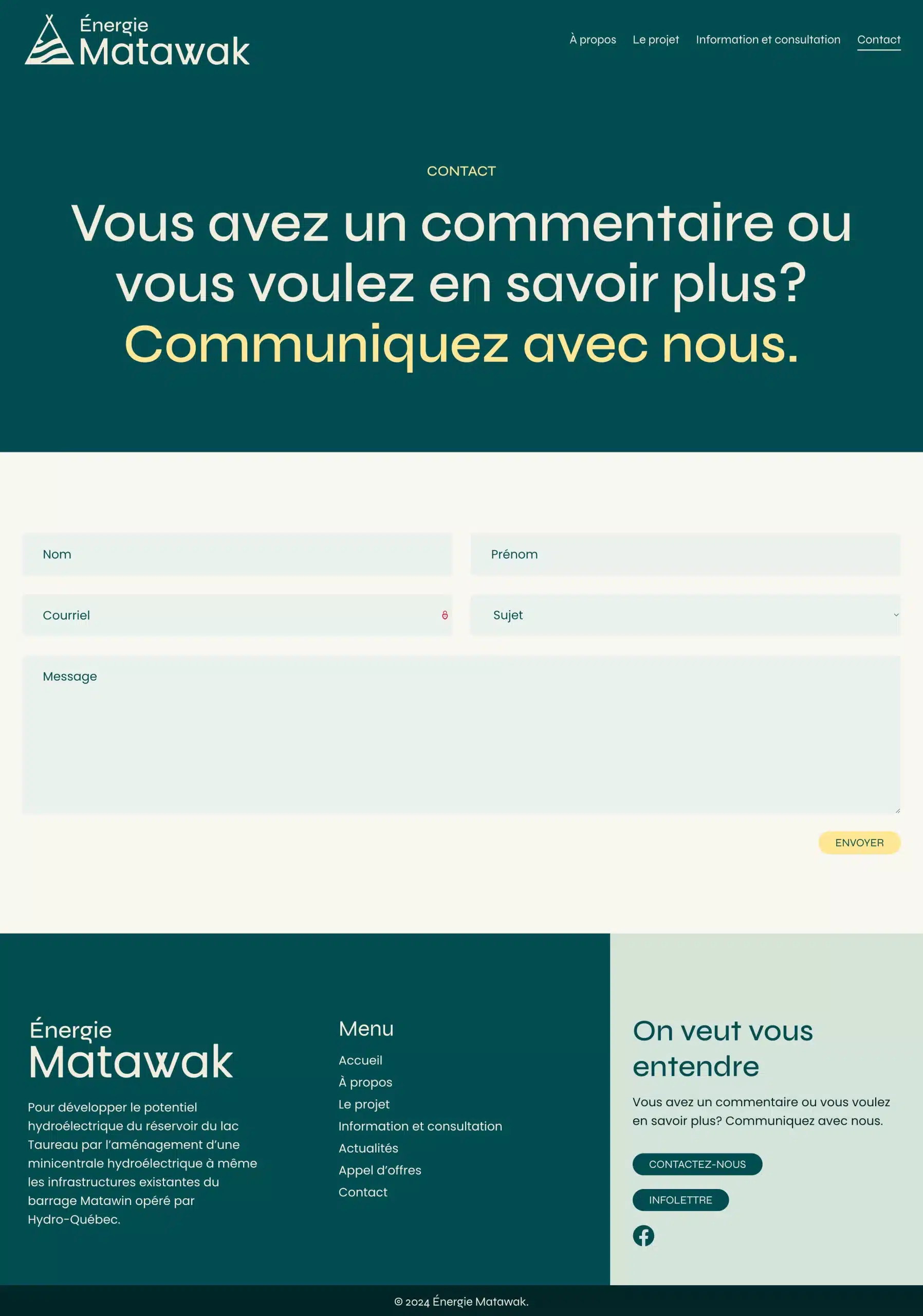 Énergie Matawak — Capture d'écran 3
