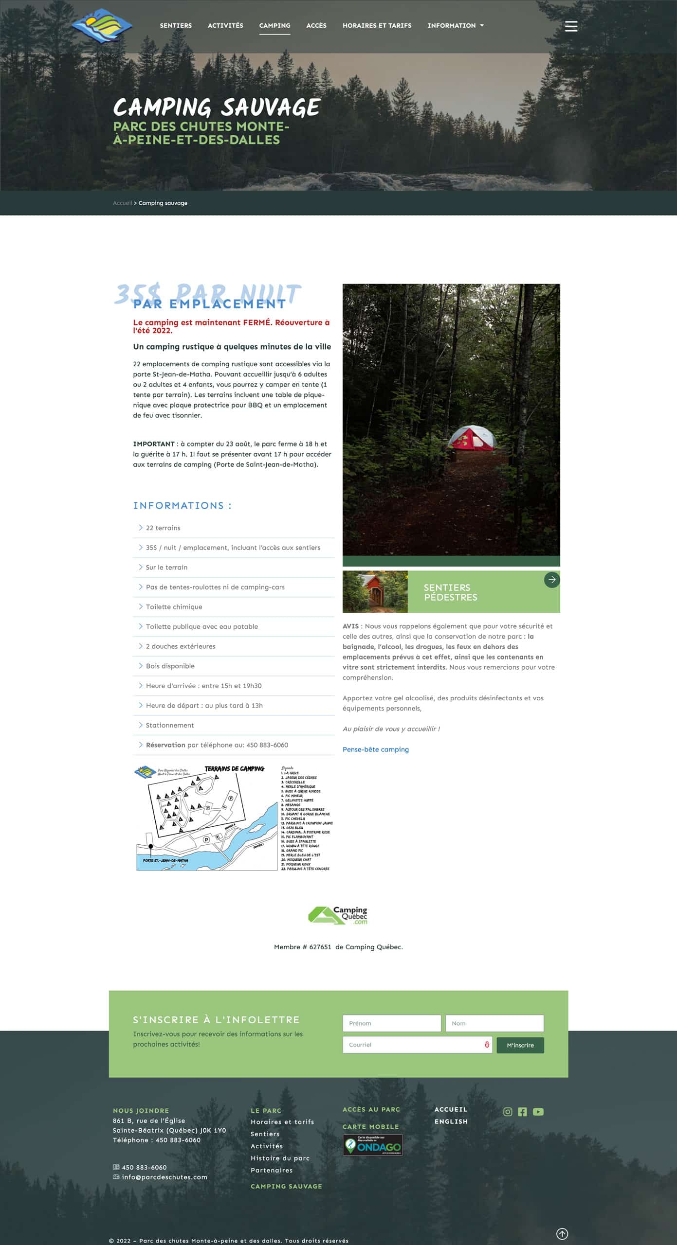 Parc Régional des Chutes — Capture d'écran 2