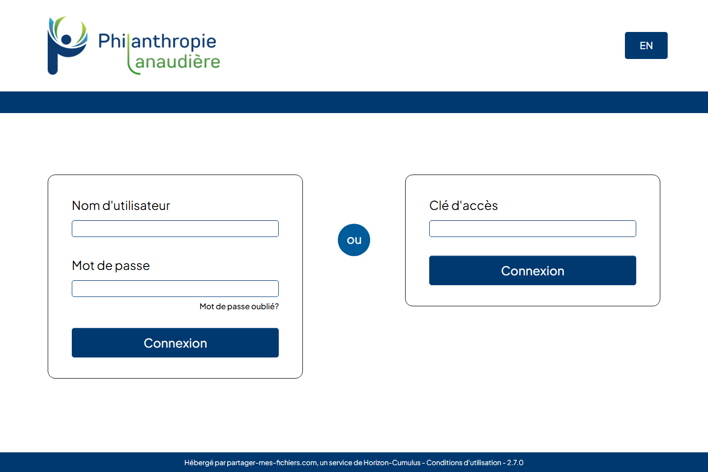 Philanthropie Lanaudière — Capture d'écran 3
