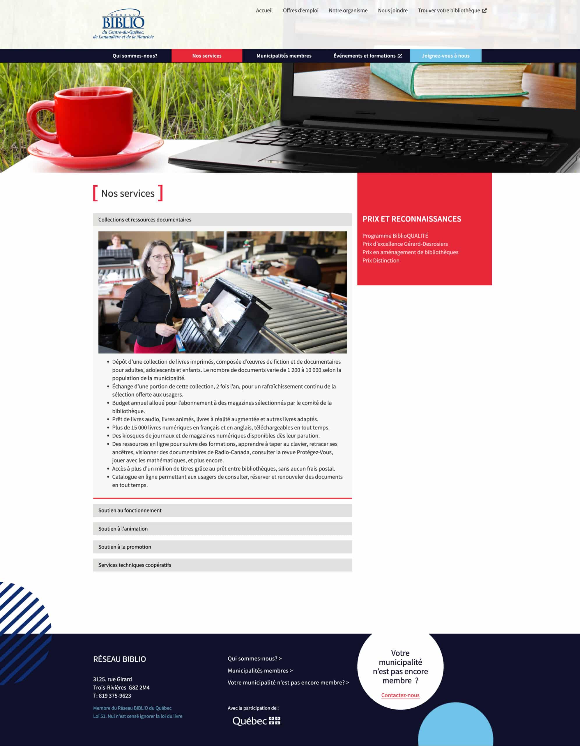 Réseau Biblio — Capture d'écran 2